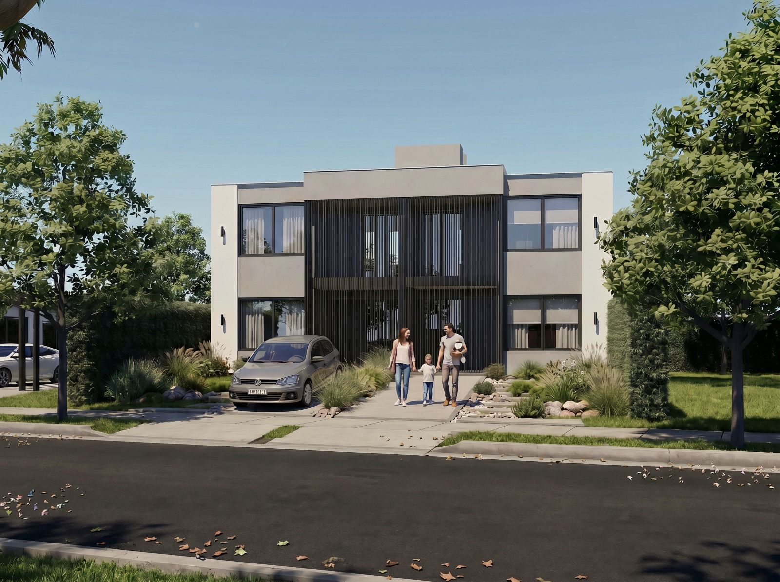 Render exterior dúplex